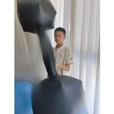 바나나 시소 풀장 펜션 바운서 워터파크 미끄럼틀, 덤벨+풋펌프, 1개