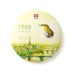 大益 普洱生茶 巴黎妙韻 357克, 1個, 片
