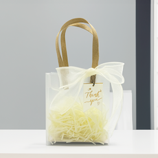 올리스트 답례품 포장 상자 가방 쇼핑백 구디백 10개, 아이보리