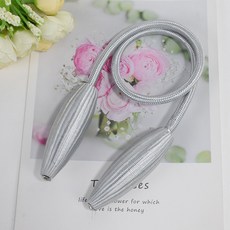 커튼 버클 DIY 트위스트락 커튼 버클 창의 커튼 버클 버클 마음대로, 실버 그레이, 1개