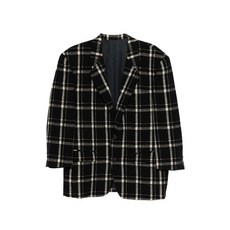이세이 미야케 중고 테일러드 체크 블레이저