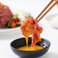 1++ 투뿔 한우 육회 육사시미 뭉티기, 180g, 1개