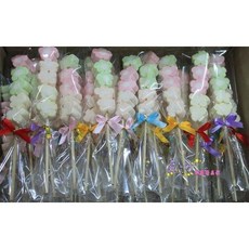 孟之坊婚禮精品舘 小花棉花糖 婚禮小物 結婚用品 吃茶禮盒 南部南瓜馬車出租, 1個