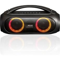 AXESS 휴대용 붐박스 블루투스 스피커 - 무선 TWS Link+ 라디오 실내외 스테레오 시스템 AUX 및 USB (손잡이 포함) 2.1 듀얼 서브우퍼 + 트위터 40W RM, AXESS 휴대용 붐박스 블루투스 스피커 - 무선 TW