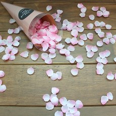 연핑크 벚꽃잎 플라워샤워 1600장 세트, 크라프트