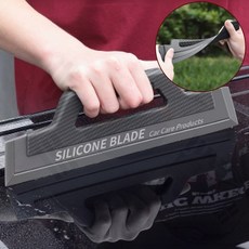 세차용 실리콘 스퀴지 물기 유리창 도장면 스크래치 방지용 헤라 물밀대 자동차 와이퍼, 1개