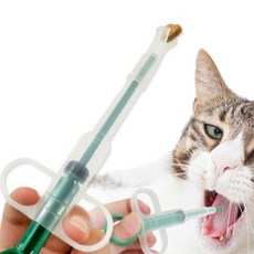 주사기형 약 급식 투약기 경구 실리콘 보조 도구 반려동물 먹이기, 상세페이지 참조, 상세페이지 참조g, 고양이필건