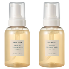 [비건라이프] 아로마티카 퓨어 앤 소프트 여성청결제, 300ml, 2개