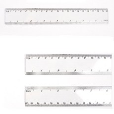직선 눈금자 20cm 해피마켓 20CM눈금자