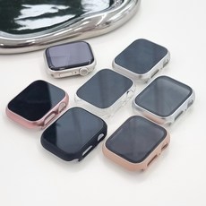 영스피플 애플워치 호환 사생활 보호 풀커버 케이스 6 7 8 9 se2 울트라2 강화유리 액정 베젤링, 1개, 49mm