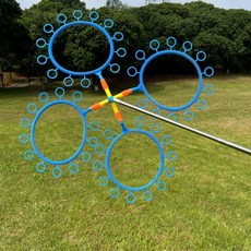 대형 비눗방울 버블쇼 세트 야외 놀이 축제 비누방울 마술도구 소품 행사장 매직 비눗방울놀이, 35. 버블 링 도구16