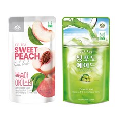 발란스그로우 에이드 혼합 2종 복숭아 청포도 230ml, 20개