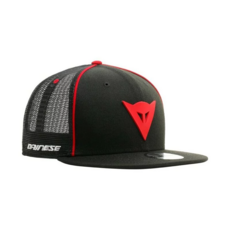 Dainese 9 FIFTY TRUCKER SNAPBACK CAP 棒球帽, 黑紅, 1個