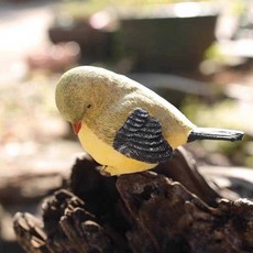 創意戶外花園庭院裝飾品園藝擺設 樹脂動物工藝品小鳥 可愛庭院裝飾, 款2