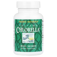 Source Naturals Yaeyama Chlorella® 300정(1정당 20mg) Naturals (소스 내추럴스), 300정, 1개