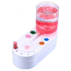 畫筆清洗器，多功能畫筆清潔工具，環保材質，輕鬆洗淨各類畫筆, 升級款-草綠