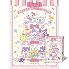 500피스퍼즐 산리오 캐릭터즈 와글와글 TPD05-061, 500피스, 1개