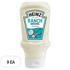 하인즈 랜치 드레싱 소스, 230g, 9개