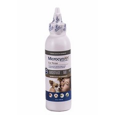 麥高臣 MicrocynAH 寵物洗耳水 4oz 全齡適用 溫和清潔護理, 1個, 神仙洗耳水 4oz