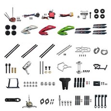 GOOSKY S1 RC 헬리콥터 예비 부품 캐노피 후드 프로펠러 블레이드 모터 서보 ESC 베어링 축 크로스 등, 18 Tail motor, 1개