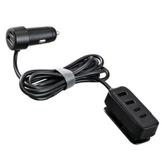 USB USB DC 46W F361 2m LED 세이와(SEIWA) 차내 용품 시가 소켓 멀티 세퍼레이트, 1개