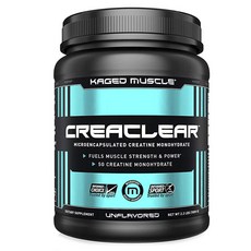 KAGED MUSCLE Creaclear微膠囊化一水肌酸 無味, 1000g, 1個