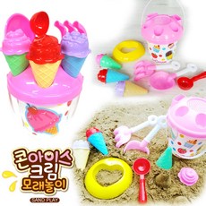 오로라 콘아이스크림 모래놀이, 혼합색상, 317g, 1개