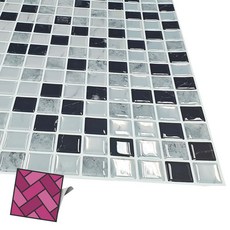 월타일스티커 S56 랜덤 바둑판 DIY 데코타일벽지 eso*0345Zv, 상세페이지 참조