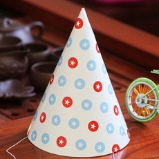 고깔모자 땡땡이 별 파티모자 yss+19201Kn