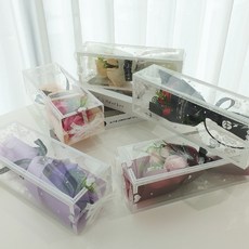 장미비누꽃 어버이날 스승의날 선생님 향기좋은 세송이 꽃다발, 다크퍼플, 1개