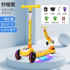 웨하이무역 레이저 12세이내 탈 수 있는 씽씽카 LED 킥보드 키즈 킥보드, F, 1개