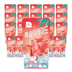 웰그린 스위츠 복숭아에이드 (20입), 230ml, 20개