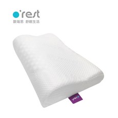 o'rest 歐瑞思 波浪記憶枕 - 低枕芯 抗菌防霉 三層針織布, 1個