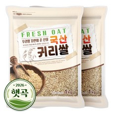 현대농산 국산 귀리, 1kg, 2개