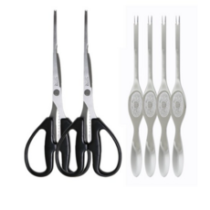 칼백화점 살이 쏙 잘 빠지는 게살가위 2p + 게살포크 4p 세트, 3세트