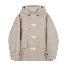 트릴리온 TRILLION 유니 발마칸 더플 숏 코트 (BEIGE) TRFCT06BE 120796