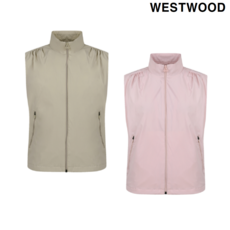 웨스트우드 NC엑스코점 봄 여름 이월 초특가 세미 오버핏으로 신축성 착용감이 우수하며 다양한 이너와 레이어드하기 좋은 여성 우븐 베스트 O1CVT604
