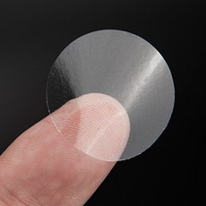 투명 실링 스티커 40mm 1장(24개) mdt+596tz