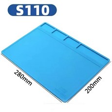 ESD 단열 납땜 매트 컴퓨터 전화 수리 도구 키트 작업 실리콘 패드 내열성 유지 보수 플랫폼, S110 280 X 200mm