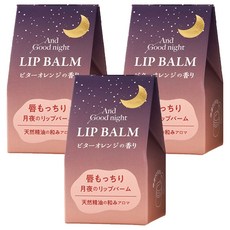 뷰웰 달밤의 립밤, 3개, 비터 오렌지