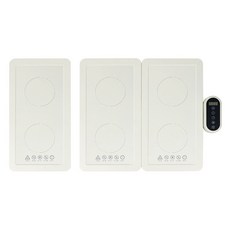 菲仕德 智能暖菜板 可摺疊/可拼接 110V 飯菜保溫板 加熱保溫菜板, 白色3拼, 1個