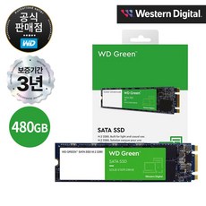 WD GREEN M.2 SATA SSD, Green M.2 480GB, 480GB