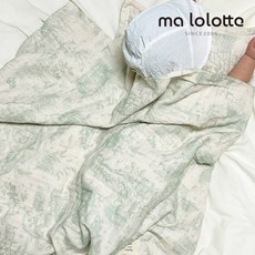 마롤로뜨 뜨왈드주이 아기 블랭킷 사계절 낮잠 이불 담요, 민트_뜨왈드주이 블랭킷