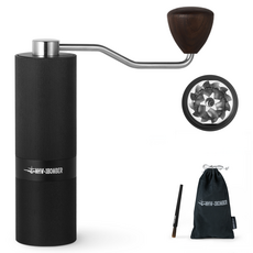 MHW-3BOMBER 레이스 M1 수동 커피 그라인더, 1개, 블랙 육성 스테인리스 스틸 블레이드, 20ml