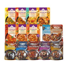 티아시아 커리 7개 + 차오차이 짜장 마파두부 7종 (총 14개) 체험팩, 1개