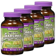 Bluebonnet 藤黃果孅盈植物膠囊 無麩質, 90顆, 4罐