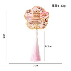 武漢黃鶴樓古建特色金屬冰箱貼磁貼, BXT0258