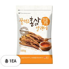 꿀먹은 홍삼 말랭이, 1개, 100g