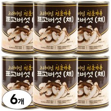 오너트리 대화 표고버섯 채 캔, 2.84kg, 6개