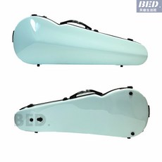 琴盒中提琴琴盒15/16/17寸地輪方形中提琴盒可調節尺寸多色中提琴玻璃鋼盒地輪樂器配件提琴盒, 天藍(直邊), 1個